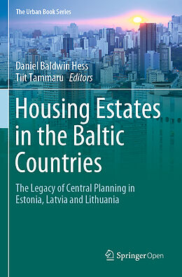 Couverture cartonnée Housing Estates in the Baltic Countries de 