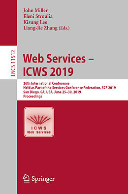 Kartonierter Einband Web Services   ICWS 2019 von 