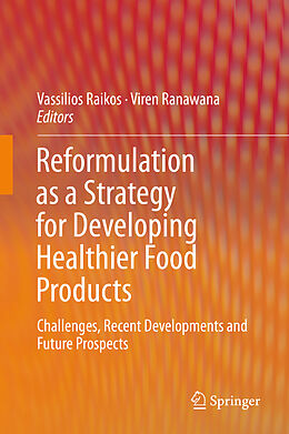 Fester Einband Reformulation as a Strategy for Developing Healthier Food Products von 