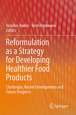 Kartonierter Einband Reformulation as a Strategy for Developing Healthier Food Products von 