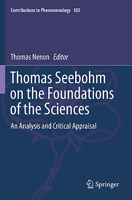 Couverture cartonnée Thomas Seebohm on the Foundations of the Sciences de 
