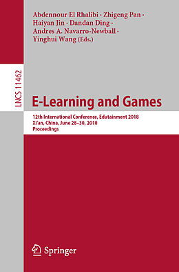 Kartonierter Einband E-Learning and Games von 