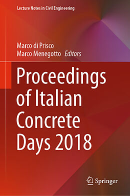 Fester Einband Proceedings of Italian Concrete Days 2018 von 