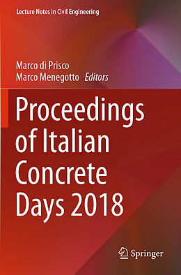 Couverture cartonnée Proceedings of Italian Concrete Days 2018 de 