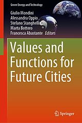 eBook (pdf) Values and Functions for Future Cities de 