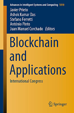 Couverture cartonnée Blockchain and Applications de 