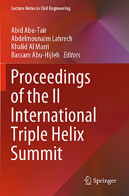 Couverture cartonnée Proceedings of the II International Triple Helix Summit de 