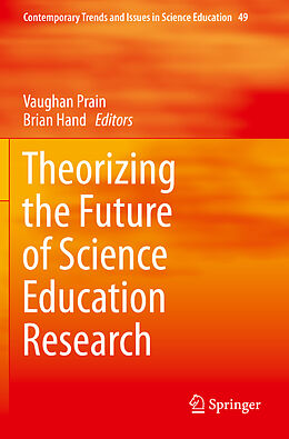 Couverture cartonnée Theorizing the Future of Science Education Research de 