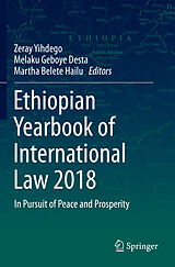 Couverture cartonnée Ethiopian Yearbook of International Law 2018 de 