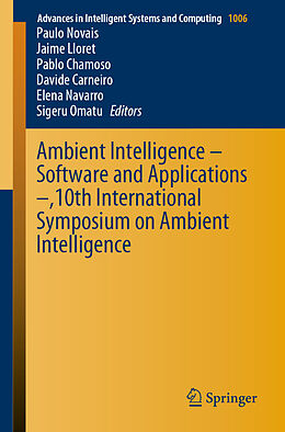 Couverture cartonnée Ambient Intelligence   Software and Applications  ,10th International Symposium on Ambient Intelligence de 