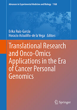 Livre Relié Translational Research and Onco-Omics Applications in the Era of Cancer Personal Genomics de 