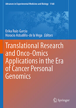 Kartonierter Einband Translational Research and Onco-Omics Applications in the Era of Cancer Personal Genomics von 
