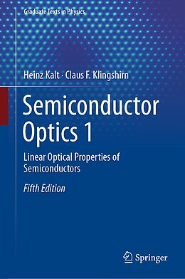 E-Book (pdf) Semiconductor Optics 1 von Heinz Kalt, Claus F. Klingshirn