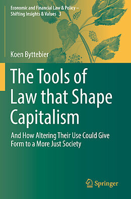 Couverture cartonnée The Tools of Law that Shape Capitalism de Koen Byttebier