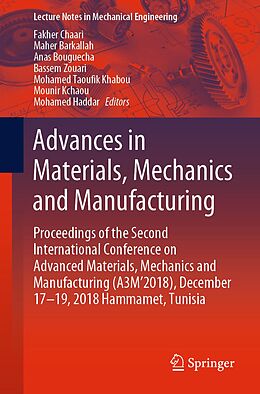 eBook (pdf) Advances in Materials, Mechanics and Manufacturing de 