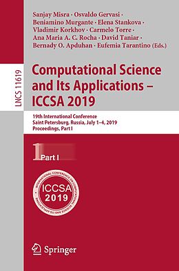 E-Book (pdf) Computational Science and Its Applications - ICCSA 2019 von 