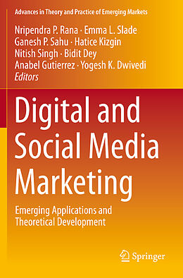 Couverture cartonnée Digital and Social Media Marketing de 