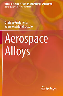 Couverture cartonnée Aerospace Alloys de Alessio Malandruccolo, Stefano Gialanella