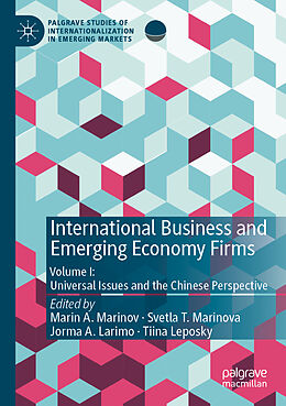 Couverture cartonnée International Business and Emerging Economy Firms de 