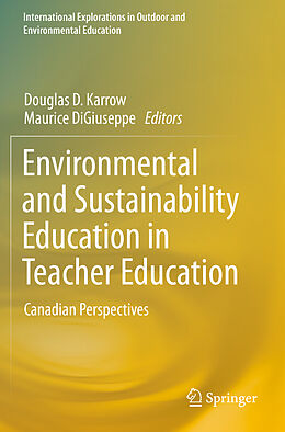 Couverture cartonnée Environmental and Sustainability Education in Teacher Education de 