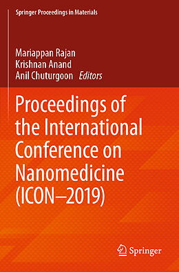 Couverture cartonnée Proceedings of the International Conference on Nanomedicine (ICON-2019) de 