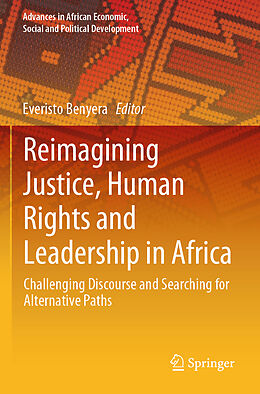 Couverture cartonnée Reimagining Justice, Human Rights and Leadership in Africa de 