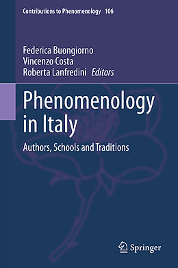 Livre Relié Phenomenology in Italy de 