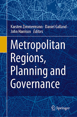 Livre Relié Metropolitan Regions, Planning and Governance de 