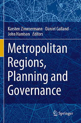 Couverture cartonnée Metropolitan Regions, Planning and Governance de 