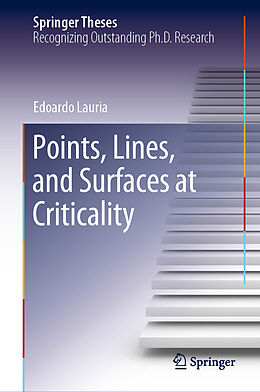 Fester Einband Points, Lines, and Surfaces at Criticality von Edoardo Lauria