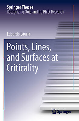 Kartonierter Einband Points, Lines, and Surfaces at Criticality von Edoardo Lauria