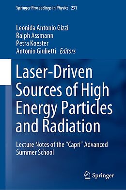 eBook (pdf) Laser-Driven Sources of High Energy Particles and Radiation de 