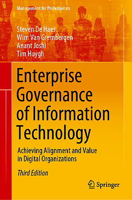 Fester Einband Enterprise Governance of Information Technology von Steven De Haes, Tim Huygh, Anant Joshi