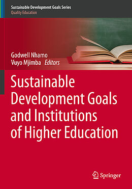 Couverture cartonnée Sustainable Development Goals and Institutions of Higher Education de 