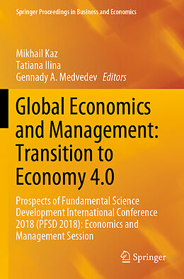 Couverture cartonnée Global Economics and Management: Transition to Economy 4.0 de 
