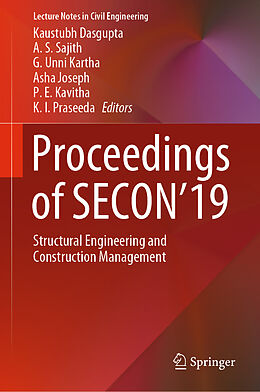 Fester Einband Proceedings of SECON'19 von 