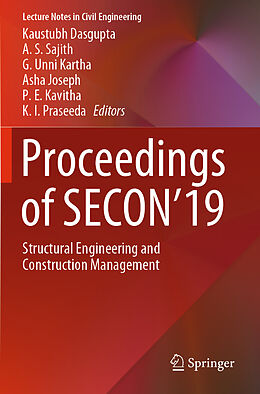 Kartonierter Einband Proceedings of SECON'19 von 