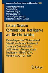 eBook (pdf) Lecture Notes in Computational Intelligence and Decision Making de 