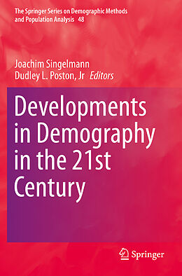 Couverture cartonnée Developments in Demography in the 21st Century de 