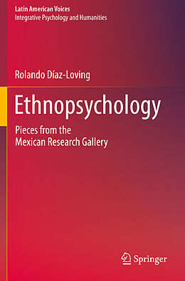 Couverture cartonnée Ethnopsychology de Rolando Díaz-Loving