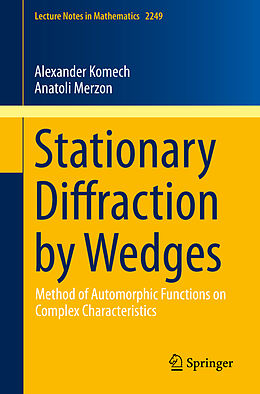 Kartonierter Einband Stationary Diffraction by Wedges von Anatoli Merzon, Alexander Komech