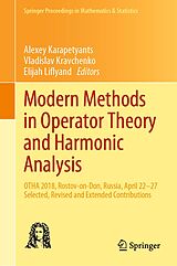 eBook (pdf) Modern Methods in Operator Theory and Harmonic Analysis de 