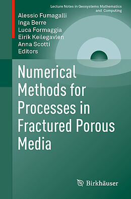 Couverture cartonnée Numerical Methods for Processes in Fractured Porous Media de 