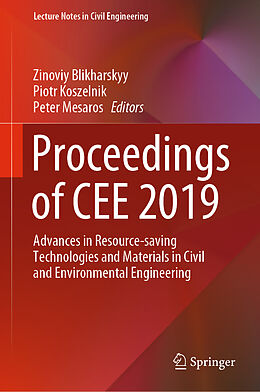 Fester Einband Proceedings of CEE 2019 von 