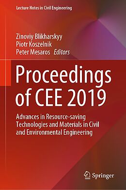 eBook (pdf) Proceedings of CEE 2019 de 
