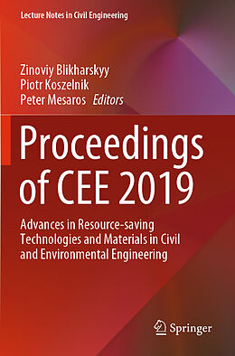 Kartonierter Einband Proceedings of CEE 2019 von 