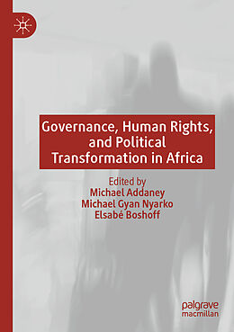 Couverture cartonnée Governance, Human Rights, and Political Transformation in Africa de 