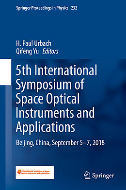 Fester Einband 5th International Symposium of Space Optical Instruments and Applications von 