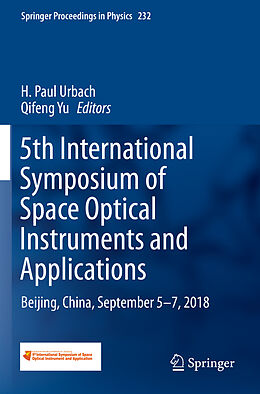 Kartonierter Einband 5th International Symposium of Space Optical Instruments and Applications von 