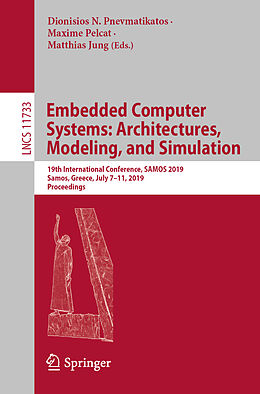 Kartonierter Einband Embedded Computer Systems: Architectures, Modeling, and Simulation von 
